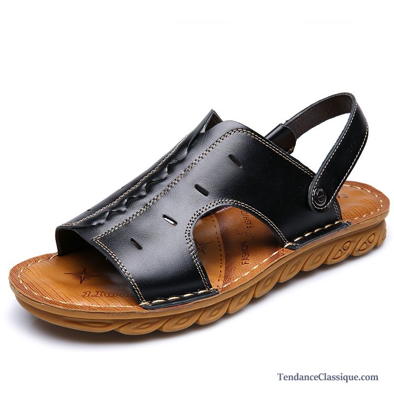 Sandales Cuir Pas Cher Homme, Chaussure Sandales Homme