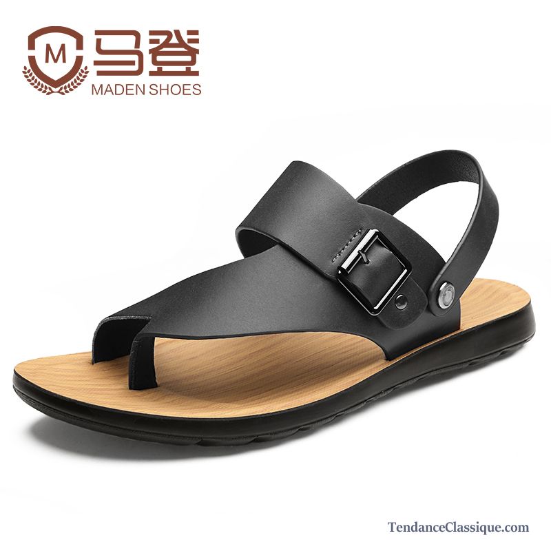 Sandales Homme Pas Cher Cuir Sandybrown, Chaussure Sandales Homme Pas Cher