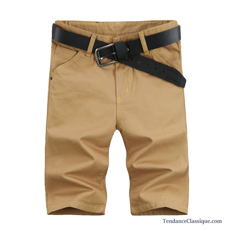 Short Carreaux Homme, Short Mode Beige Homme