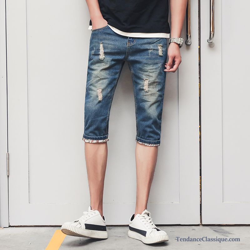 Short En Lin Blanc Homme, Short Lin Blanc Homme