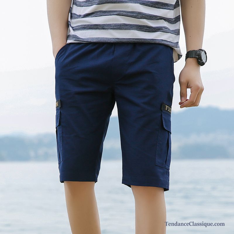 Short Homme Original Violet, Slim Short Homme En Vente