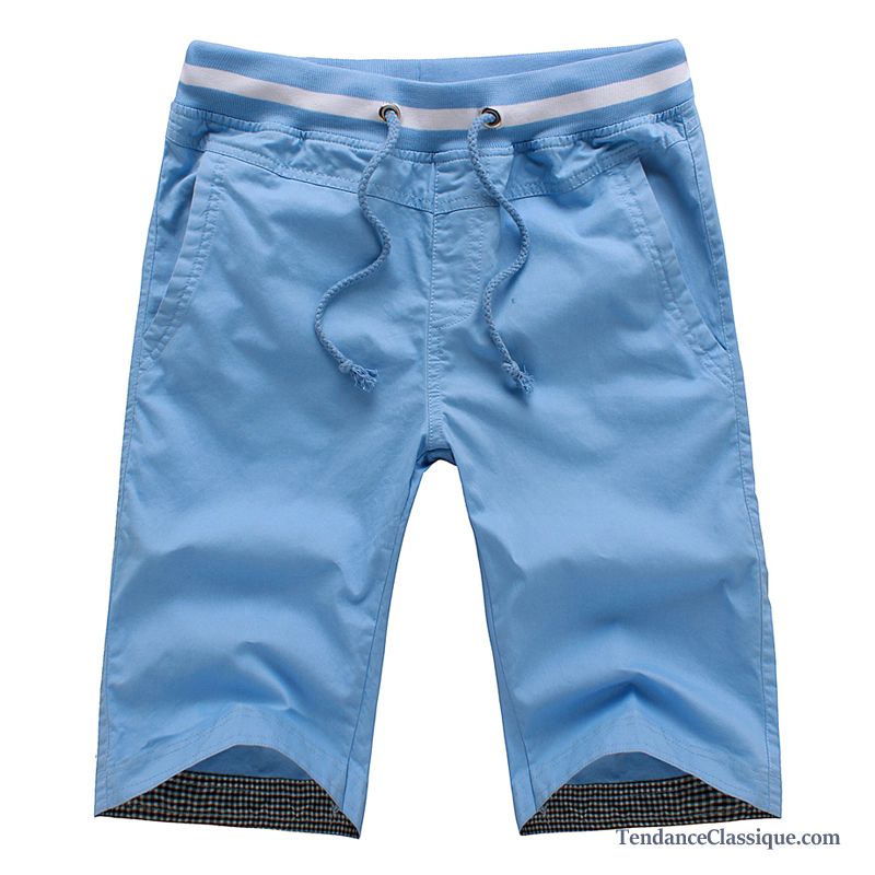 Short Mode Homme Bleu, Short En Laine Homme