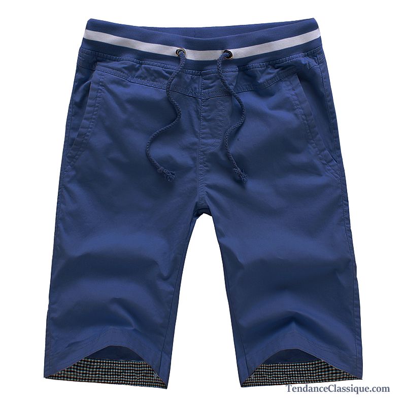 Short Mode Homme Bleu, Short En Laine Homme