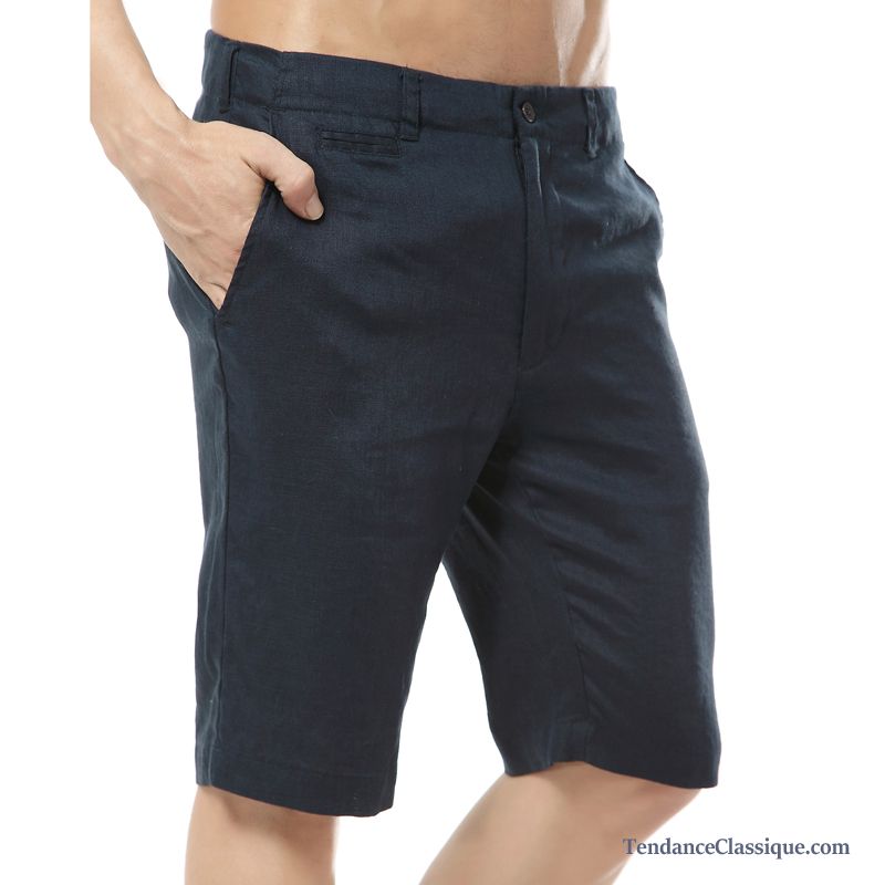 Short Mode Homme, Short Lin Coton Homme