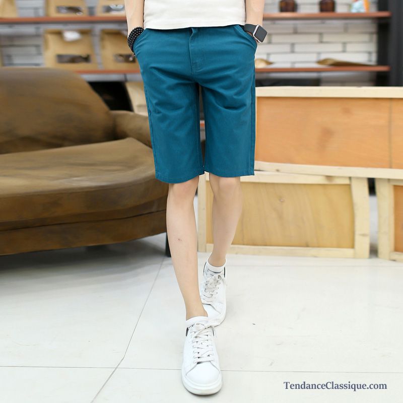 Short Slim Beige Homme, Short Camouflage Homme