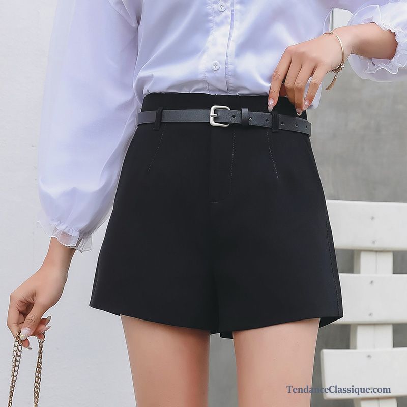 Shorts Femme Taille Basse, Slim Shorts Femme Pas Cher