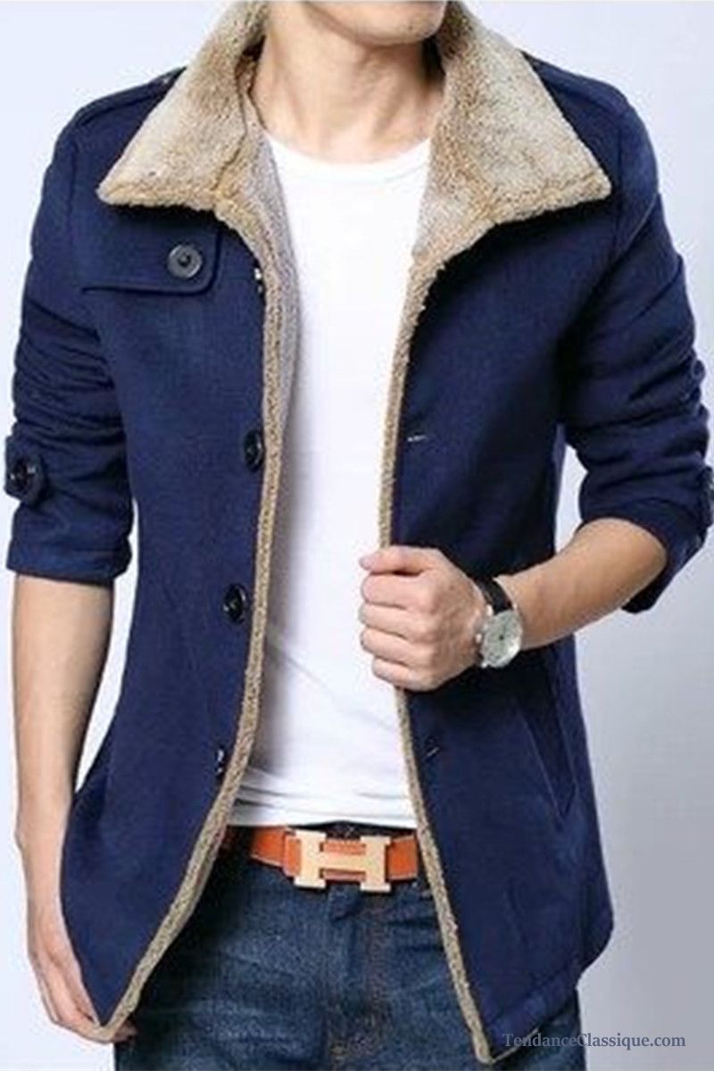 Soldes Blouson Cuir Homme Saphir, Jacket En Cuir Homme