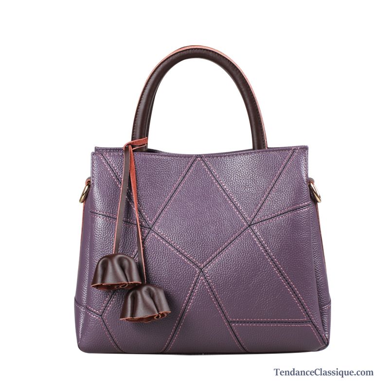 Soldes Sac En Cuir Femme, Sac A Main Bandouliere Cuir