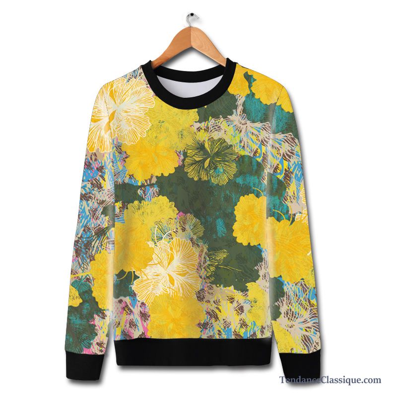 Sweat Homme Blanc Palegoldenrod, Sweat À Capuche Col Montant Homme Pas Cher