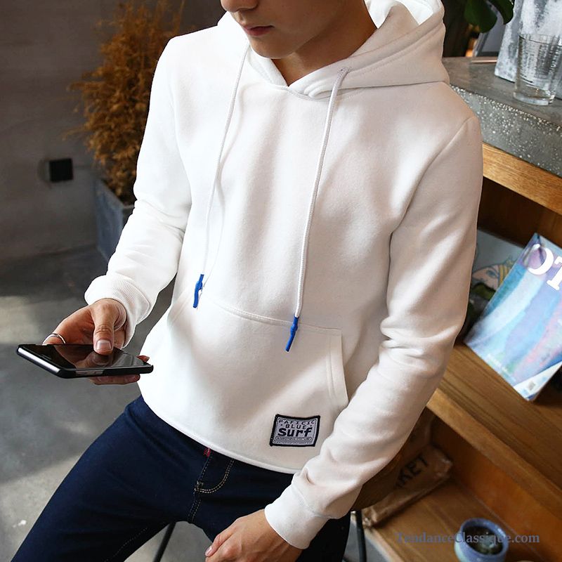 Sweat Homme Blanc, Sweat De Marque Pas Cher France