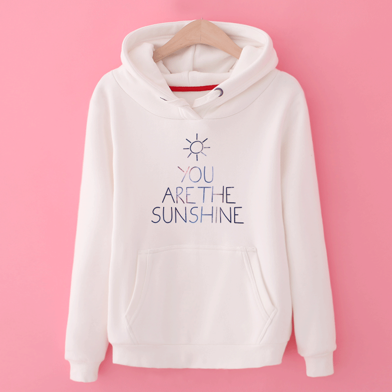 Sweat À Capuche De Marque Crème, Sweat À Capuche Femme Hiver En Vente