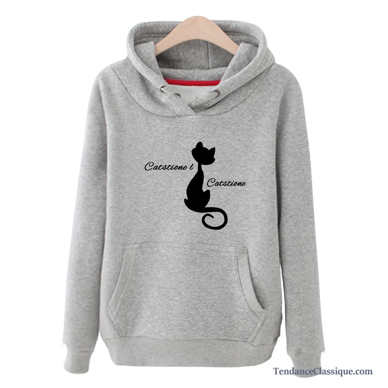 Sweat À Capuche De Marque Crème, Sweat À Capuche Femme Hiver En Vente