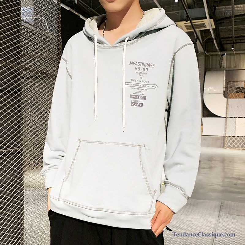 Sweat À Capuche En Laine Pour Homme Steelblue, Sweat À Capuche Original Homme Pas Cher