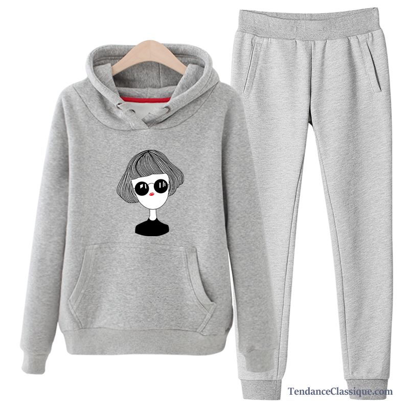 Sweat À Capuche Gris Clair Femme Ivoire, Sweat À Capuche Femme Noir Et Blanc