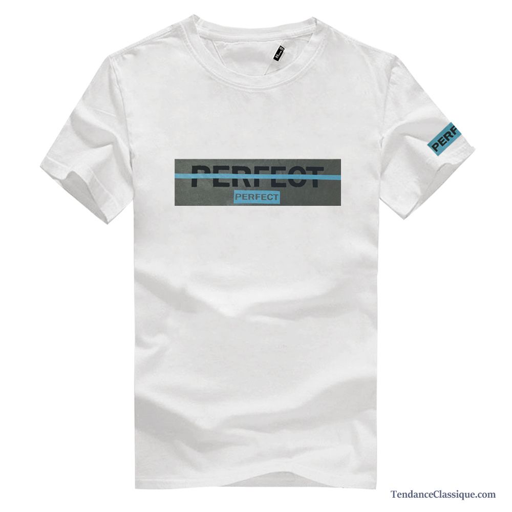 T Shirt Grande Taille Homme, Tee Shirt Homme Bleu