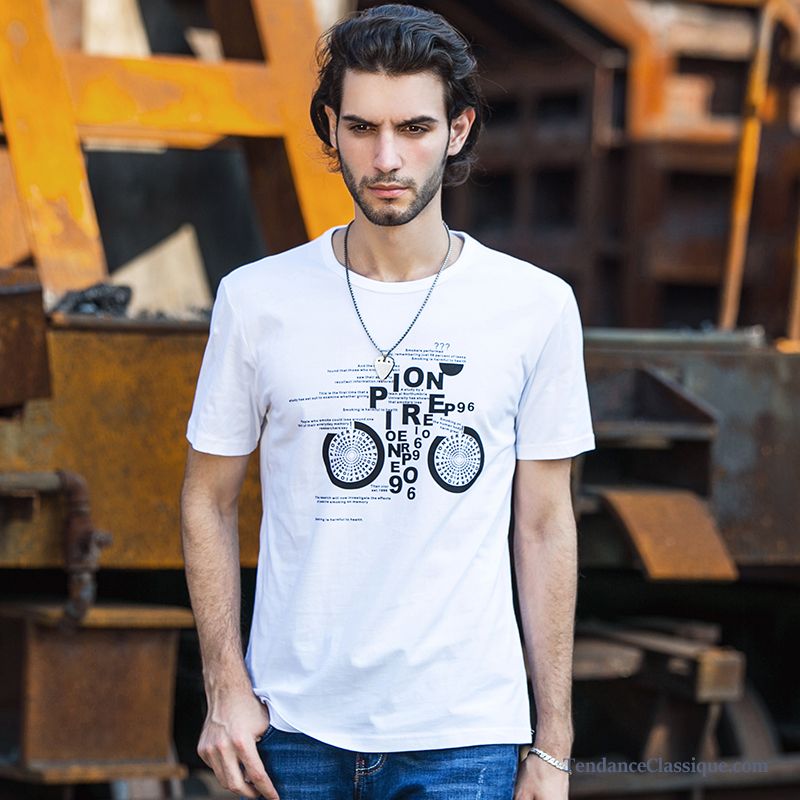 Tee Shirt De Marque Homme, T Shirt Blanc Pas Cher France