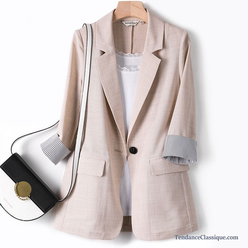 Tunique Blazer Longue, Blazer Blouse Blanche Femme