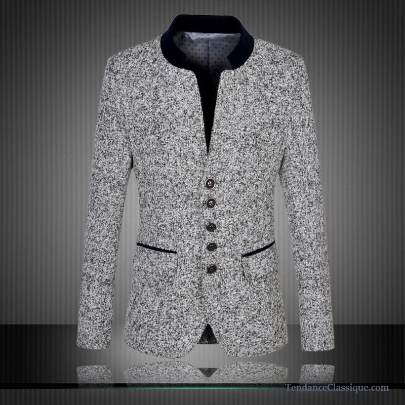 Veste Blazer Grise Homme Pensée, Achat Blazer Homme Noir