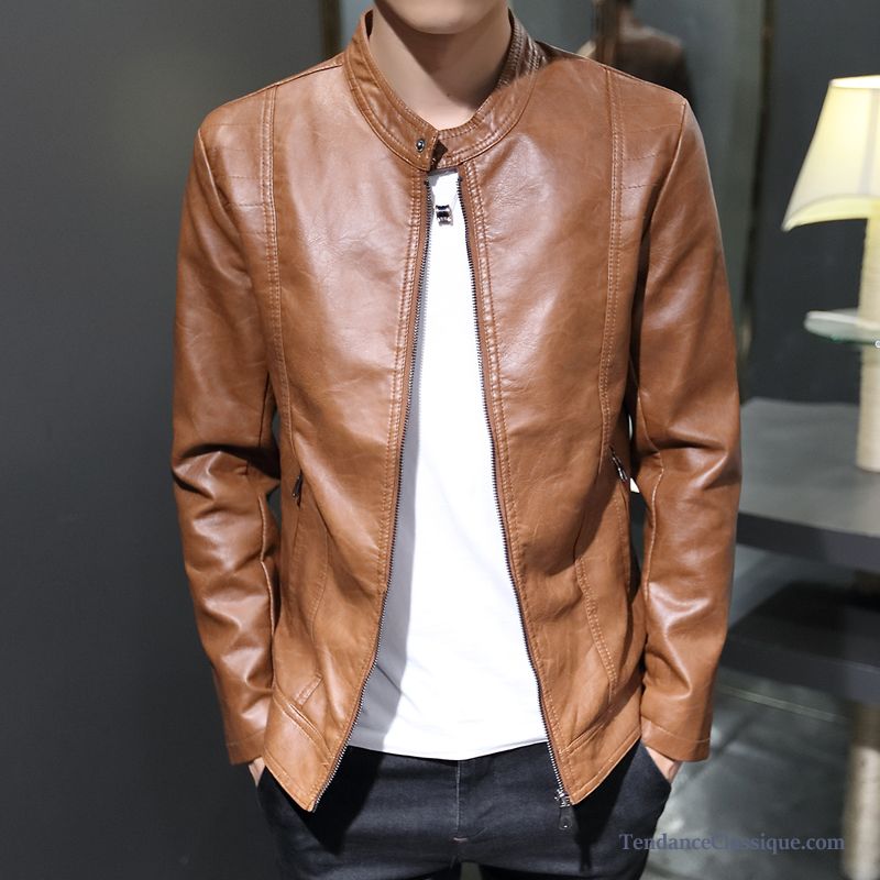 Veste Costume Homme Pas Cher Pérou, Blouson Homme Simili Cuir