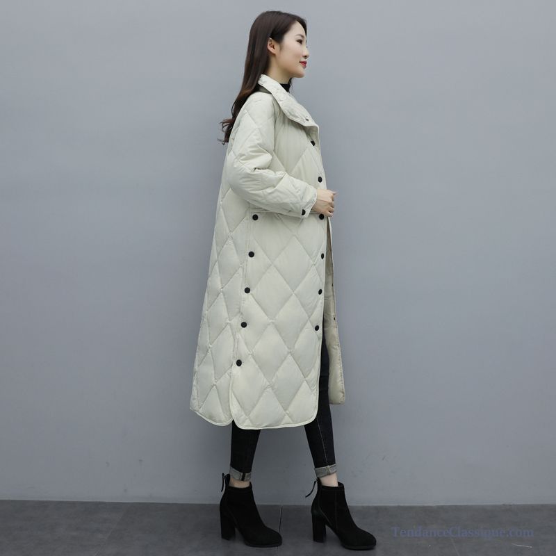 Veste En Coton Noir Femme Hiver Ivoire, Veste En Coton Blanche Cintrée Femme