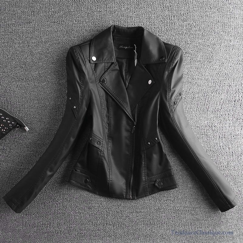 Veste En Cuir Et Manteau Femme, Veste En Cuir Femme Blanche