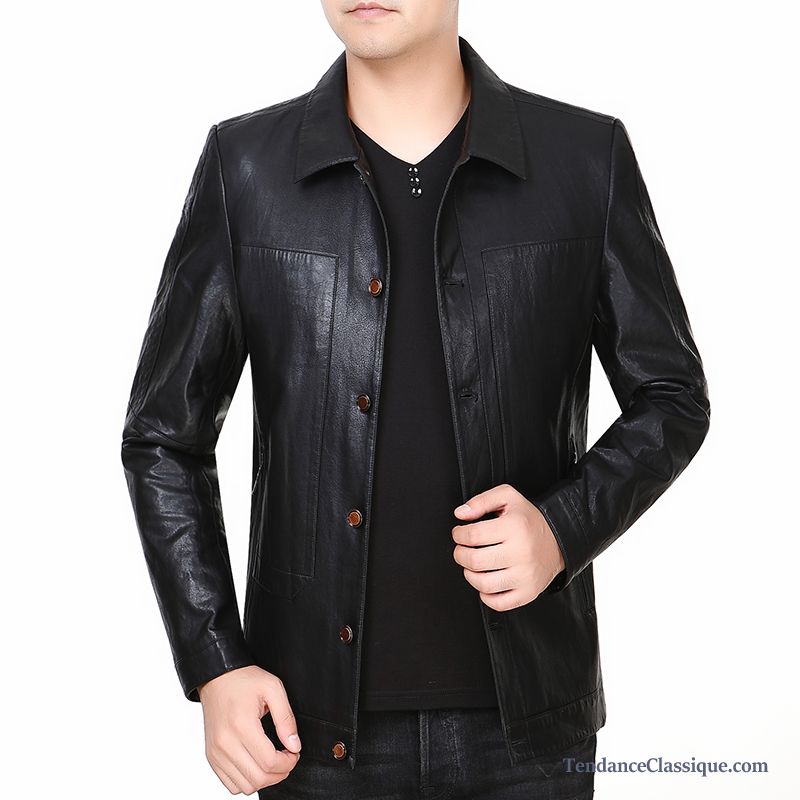 Veste En Cuir Officier Homme, Acheter Un Veste En Cuir Homme