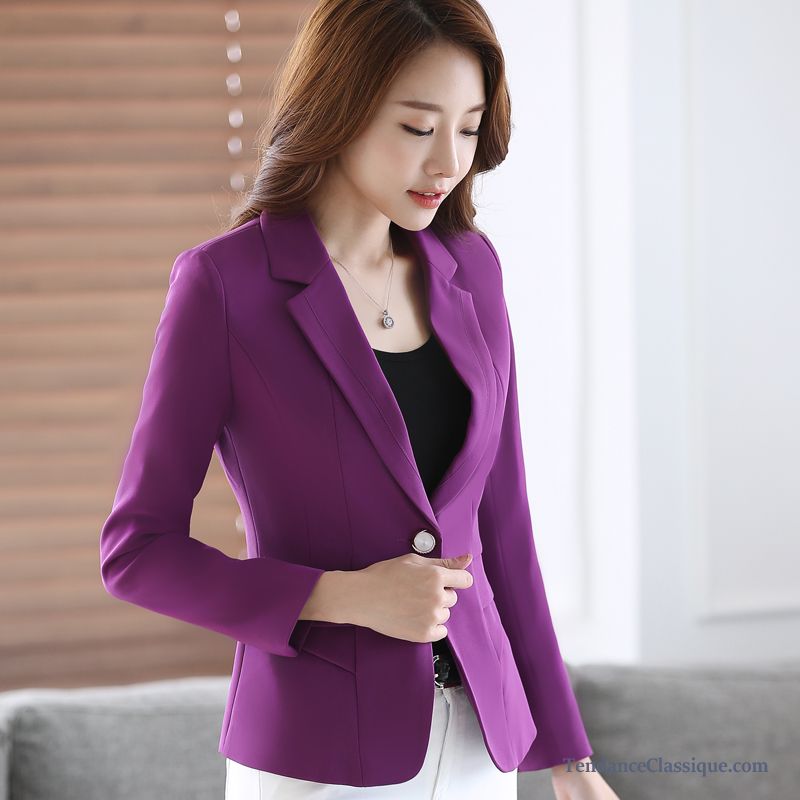 Blazer Blanche Femme Cintrée, Blazer Femme Dentelle Blanc