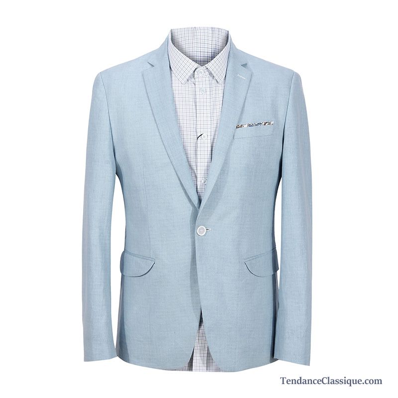 Blazer Homme Blanc Pas Cher, Veste Blazer Homme