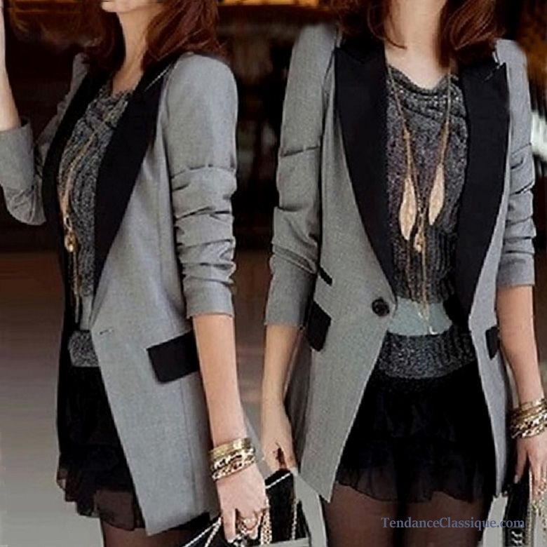 Blazer Longue En Jean Femme, Blazer En Lin Blanc Femme Pas Cher