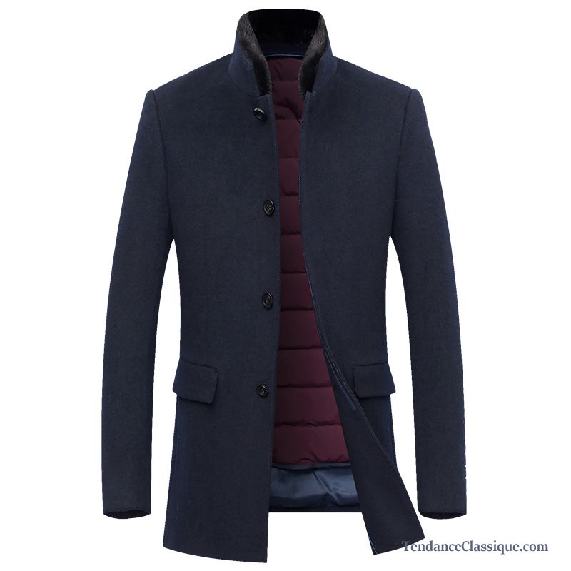 Blouson Cuir Capuche Homme, Manteau Hiver Homme Tendance