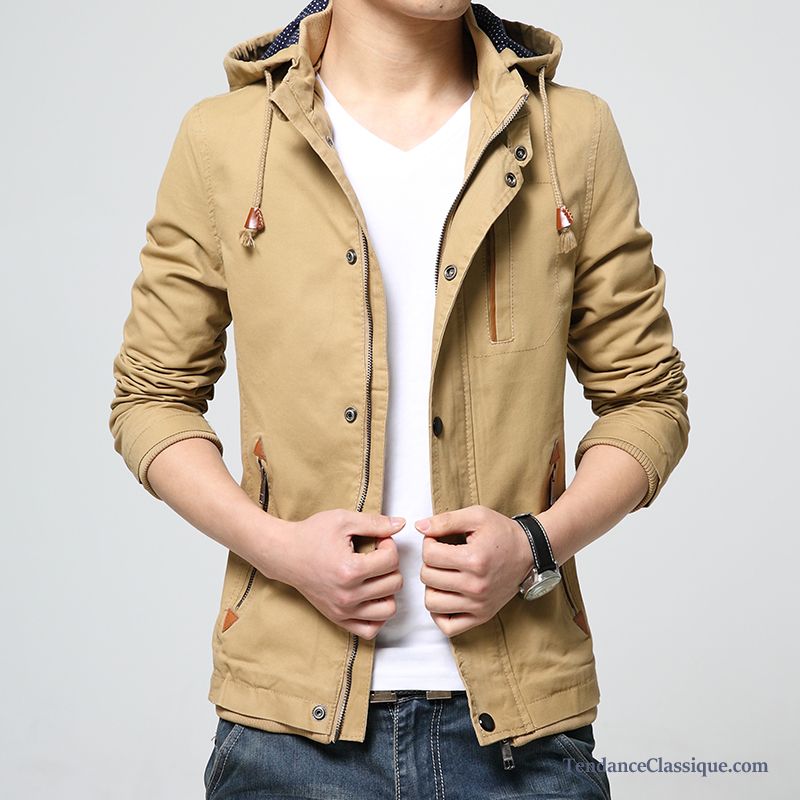 Blouson Pas Cher Homme, Veste En Toile Pour Homme