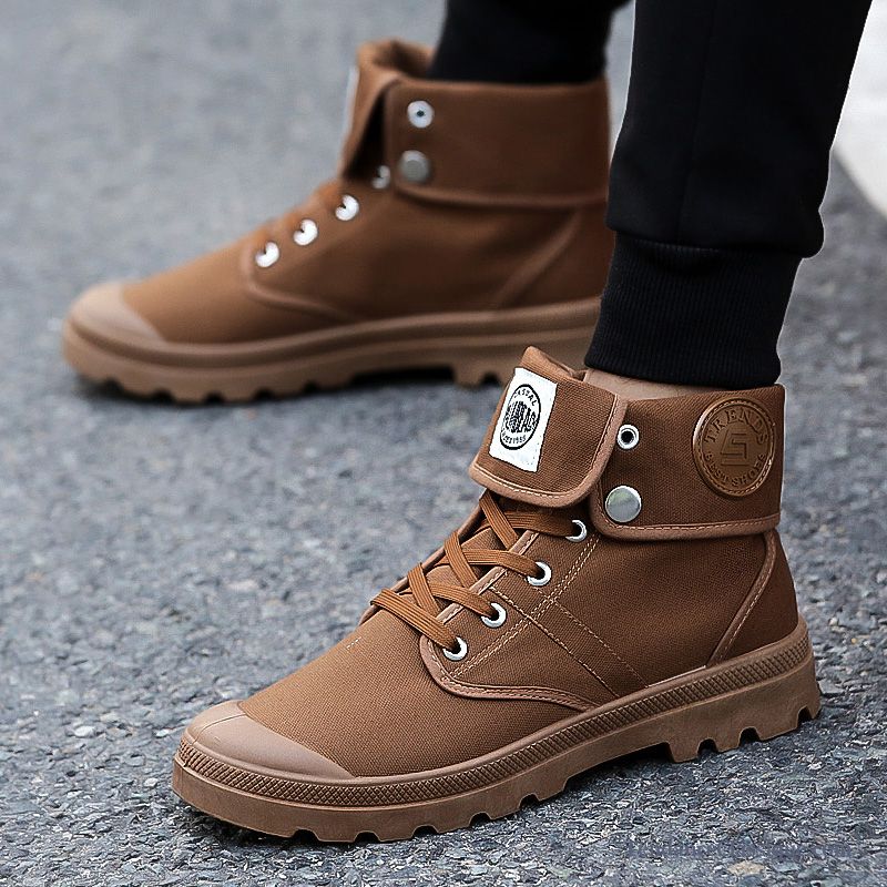 Botte Haute Pour Homme, Bottes À Lacets Homme