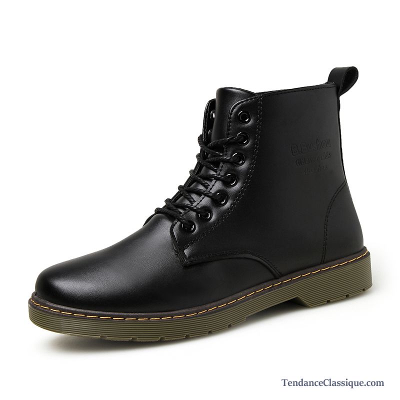 Bottes En Cuir Homme, Bottines À Lacets Homme