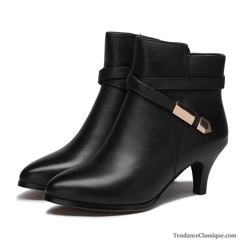 Bottes En Soldes Femme, Bottines Femmes Noires En Vente