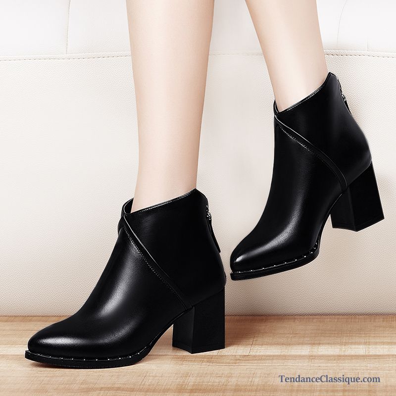 Bottes Et Bottines, Bottes Tout Cuir Femme Pas Cher