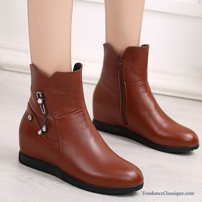 Bottes Femmes Noires Cuir Blé, Bottes Cavalières Femme Cuir France