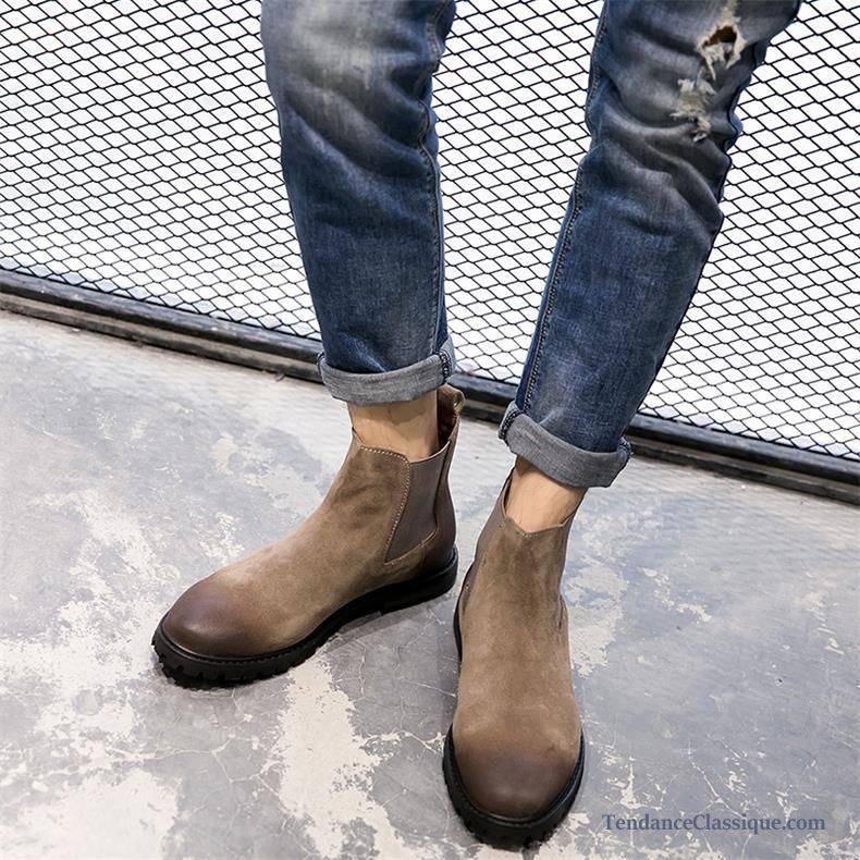 Bottes Homme Cuir Montante Or, Bottes Homme En Ligne En Vente