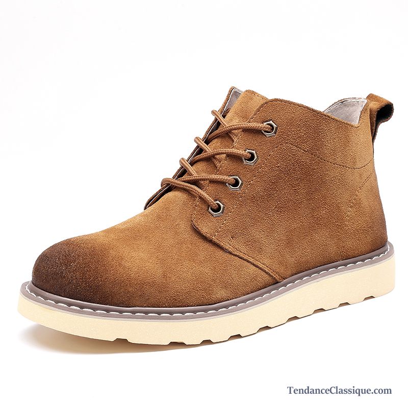 Bottine Homme Daim, Bottines Homme Lacets