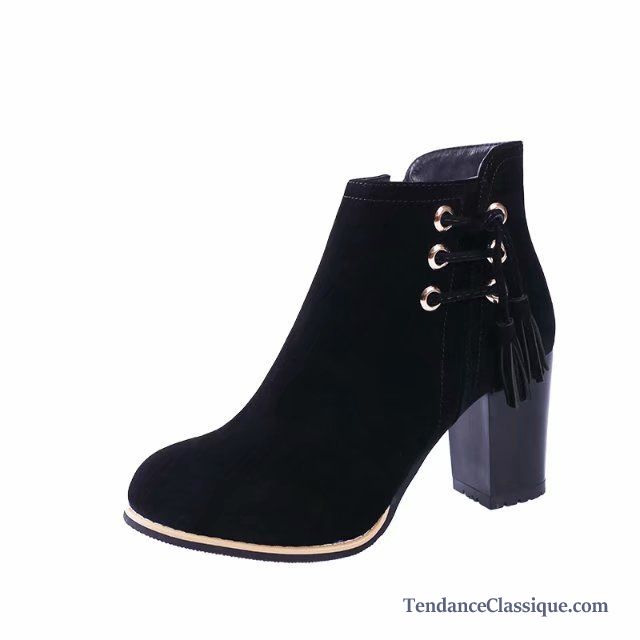 Bottines Noires Femme Sarcelle, Magasin De Chaussure Bottes