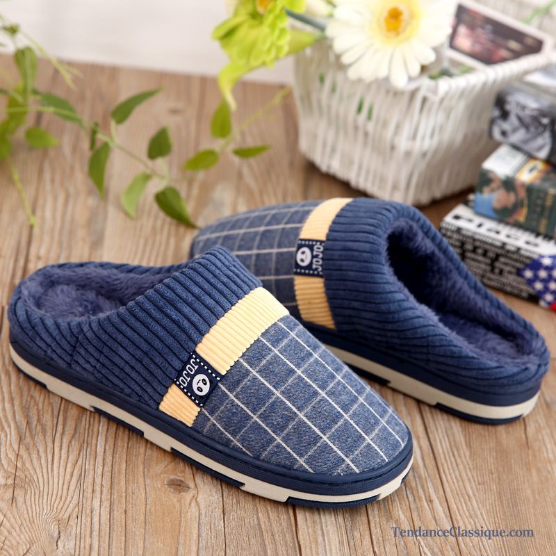 Chaussons Hiver Homme, Achat Chaussons En Ligne