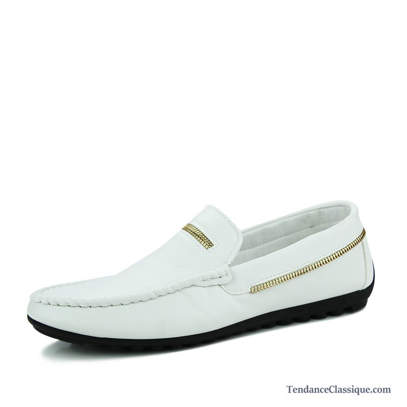 Chaussure Bicolore Homme Chameau, Mocassin Homme Fashion