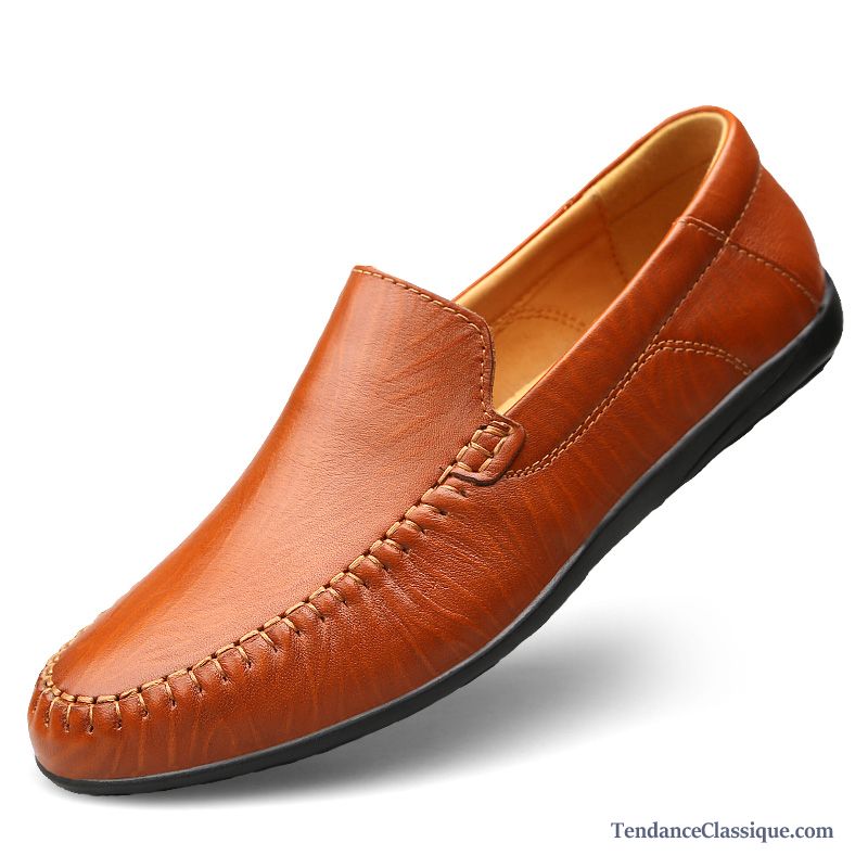 Chaussure Mode Homme, Mocassin Homme Bicolore