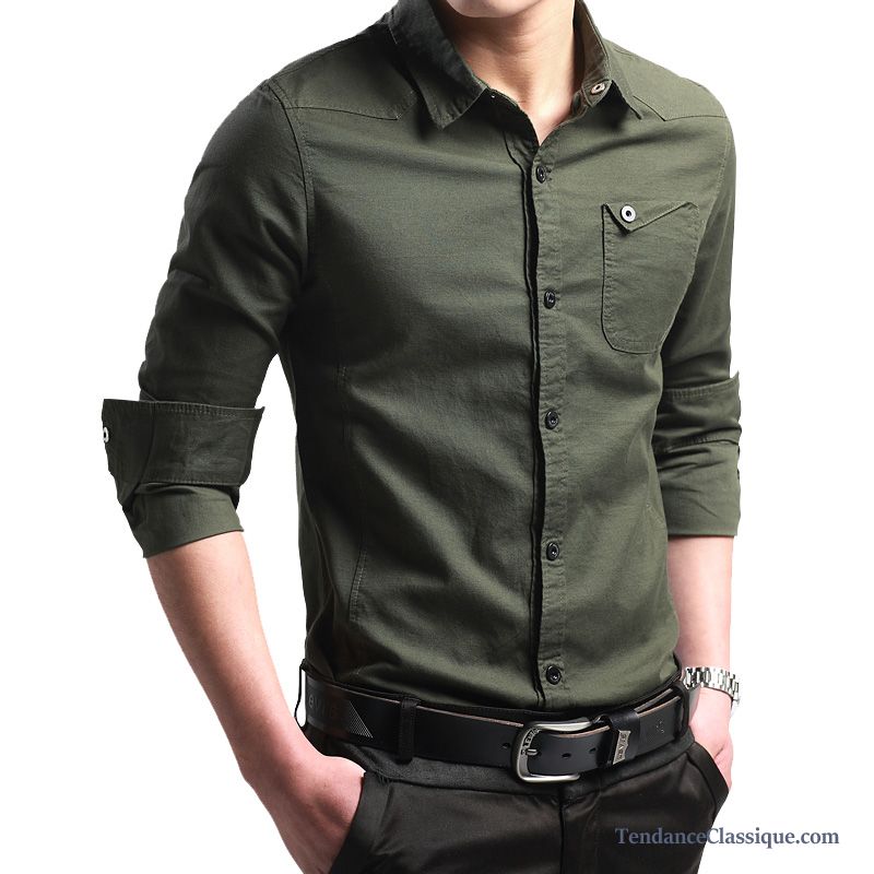 Chemise Chaude Homme Hiver, Chemise Blanche Et Noir France