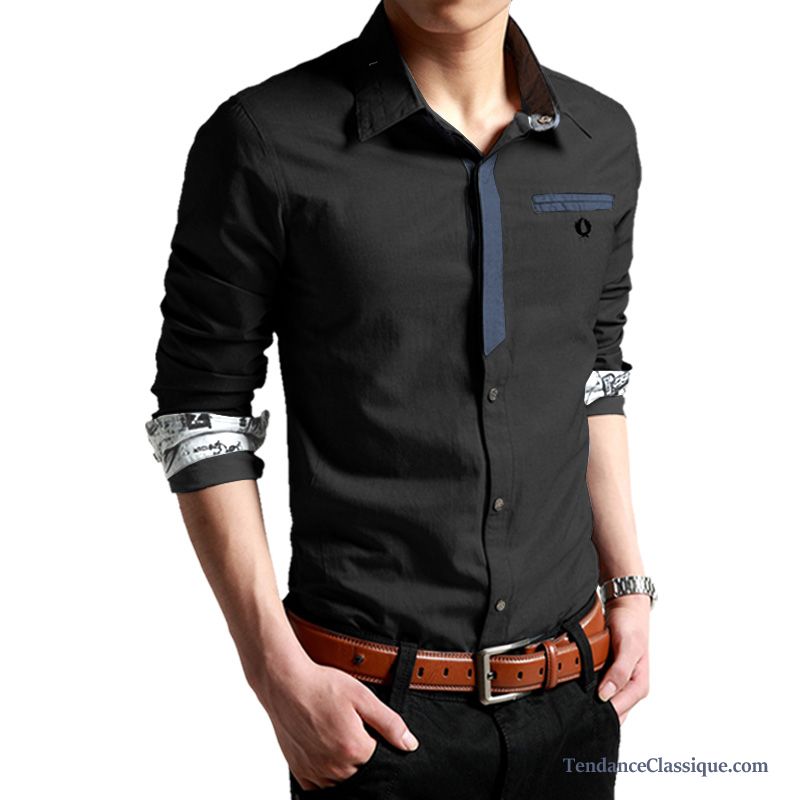 Chemise Rouge Homme, Chemise Homme Coupe Regular Pas Cher