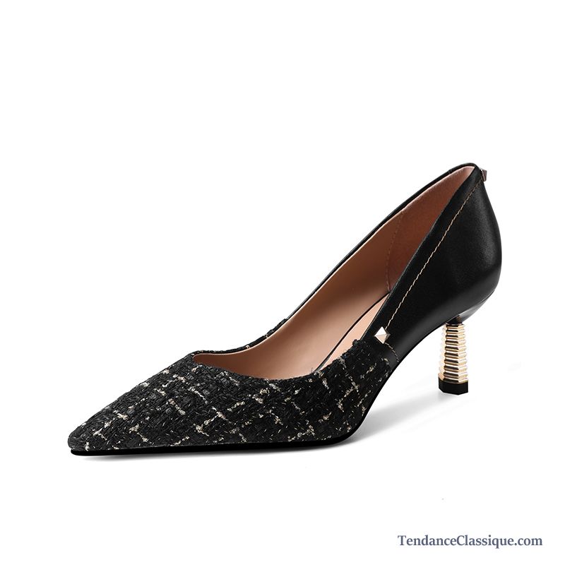 Escarpins Noirs Soldes, Escarpins D Hiver Femme Pas Cher