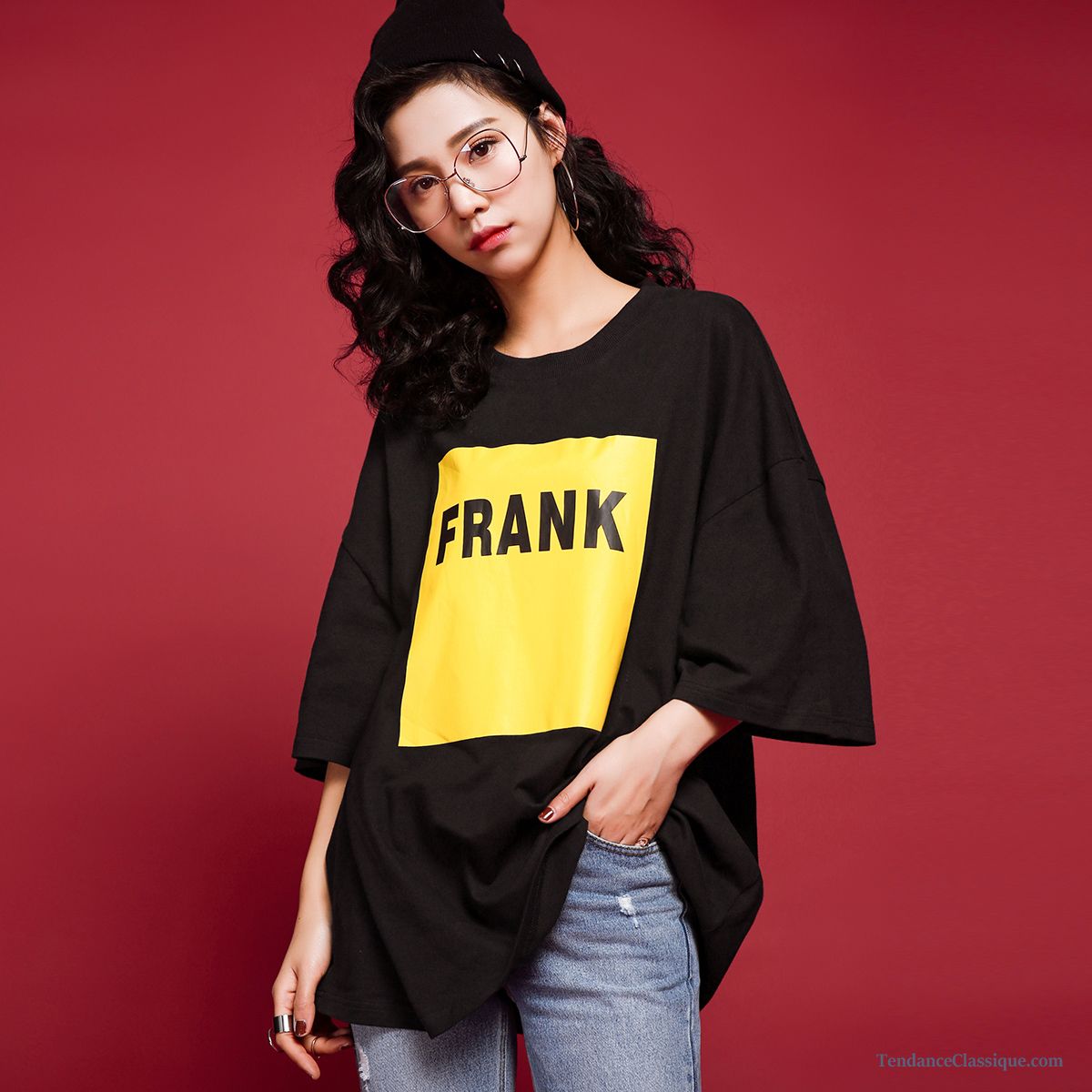 Grand Tee Shirt Femme Lavande, Tee Shirt Tendance Femme Pas Cher