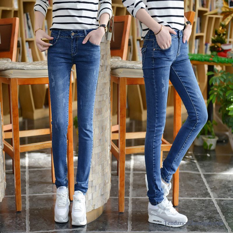 Jean Bleu Clair Femme, Denim Jeans Femme Pas Cher