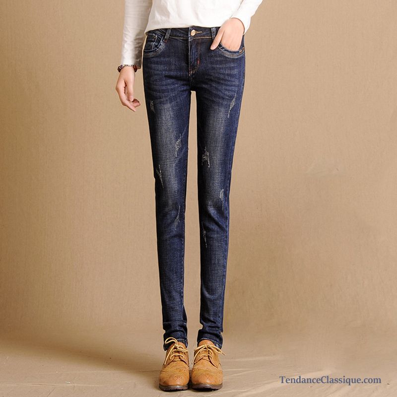 Jean Mode Femme, Slim Taille Haute Femme