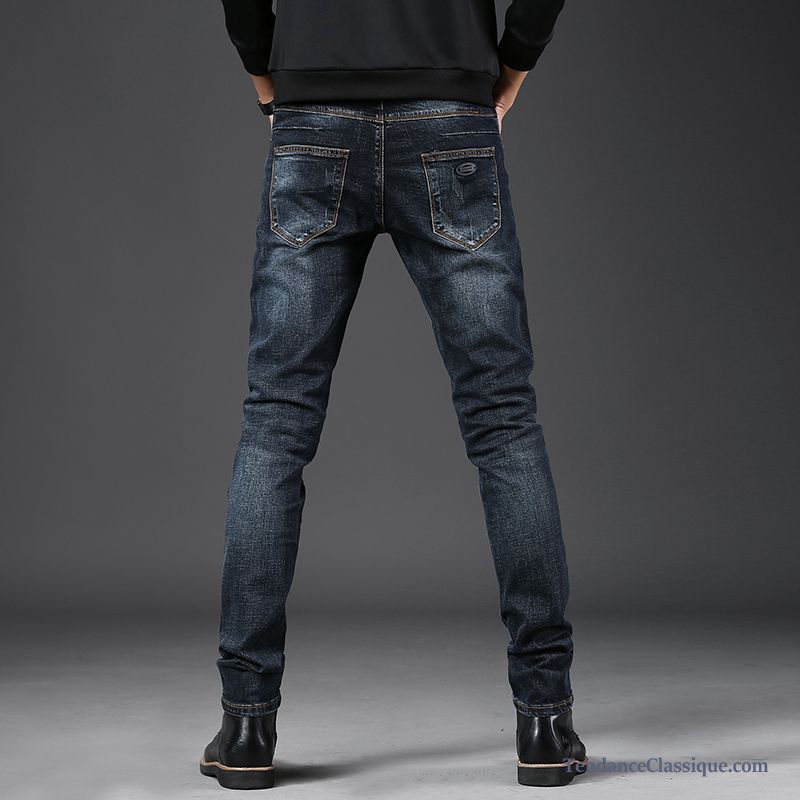 Jean Noir Homme Slim Saumon, Boutique Pantalon Homme