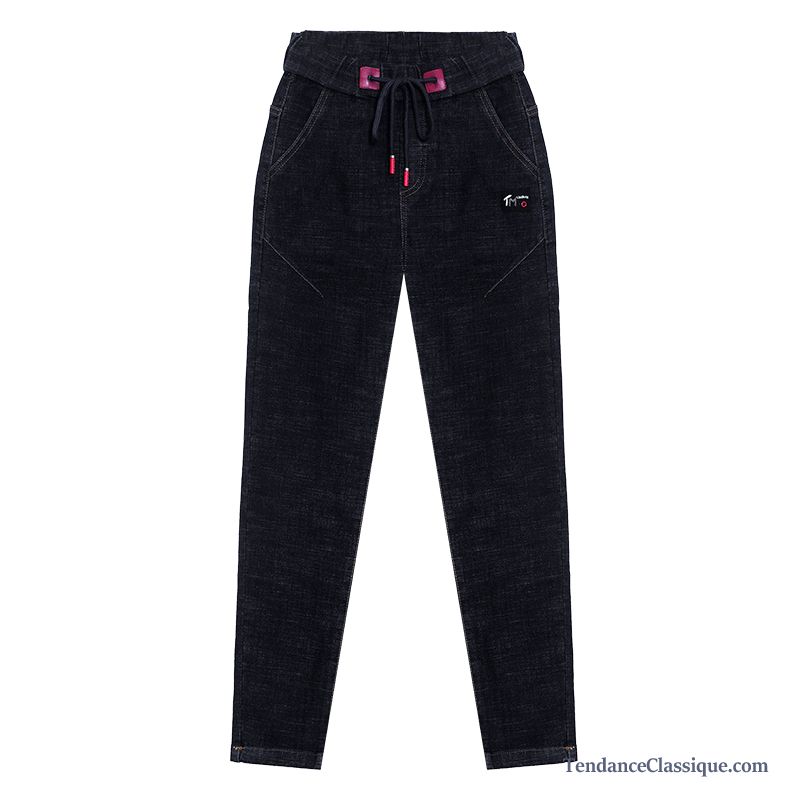 Jean Skinny Femme Pas Cher Marron, Jean Noir Déchiré Femme